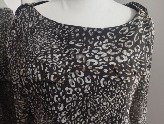 Vestido vaporoso de Blanco