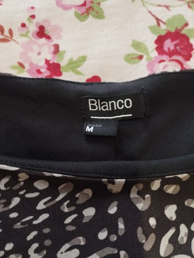 Vestido vaporoso de Blanco