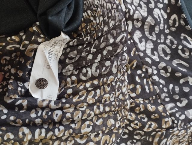 Vestido vaporoso de Blanco