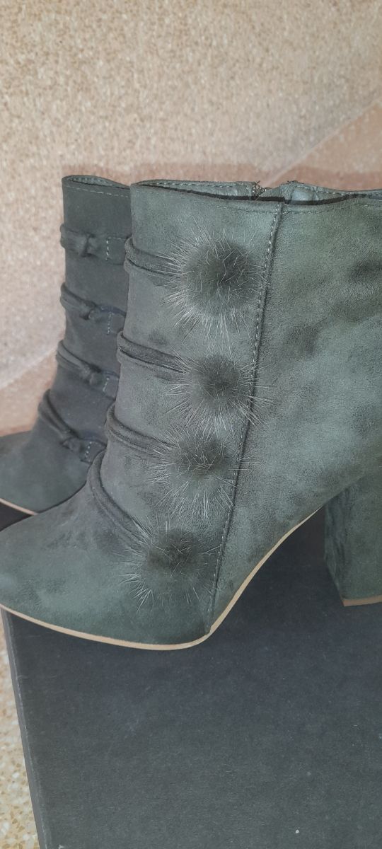 Botas verdes quentinhas