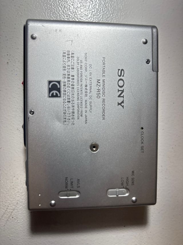💽 MiniDisk Sony WalkMan
