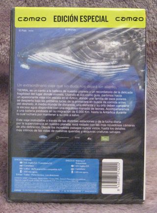 Tierra, la película de nuestro planeta - DVD NUEVO