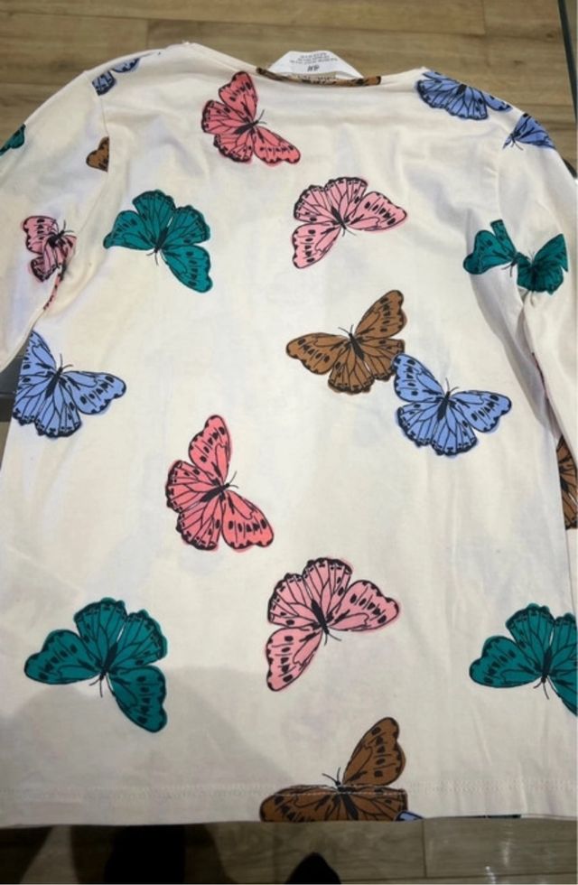 camiseta manga larga estampada niña