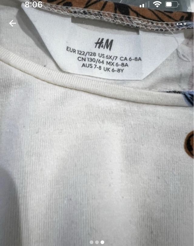 camiseta manga larga estampada niña