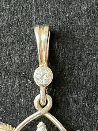 Colgante de plata Estrella del Atardecer ( Arwen) 