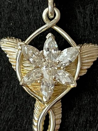 Colgante de plata Estrella del Atardecer ( Arwen) 