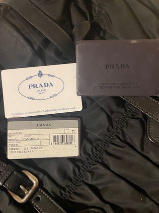 Bolso negro Prada 