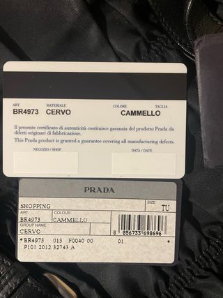 Bolso negro Prada 