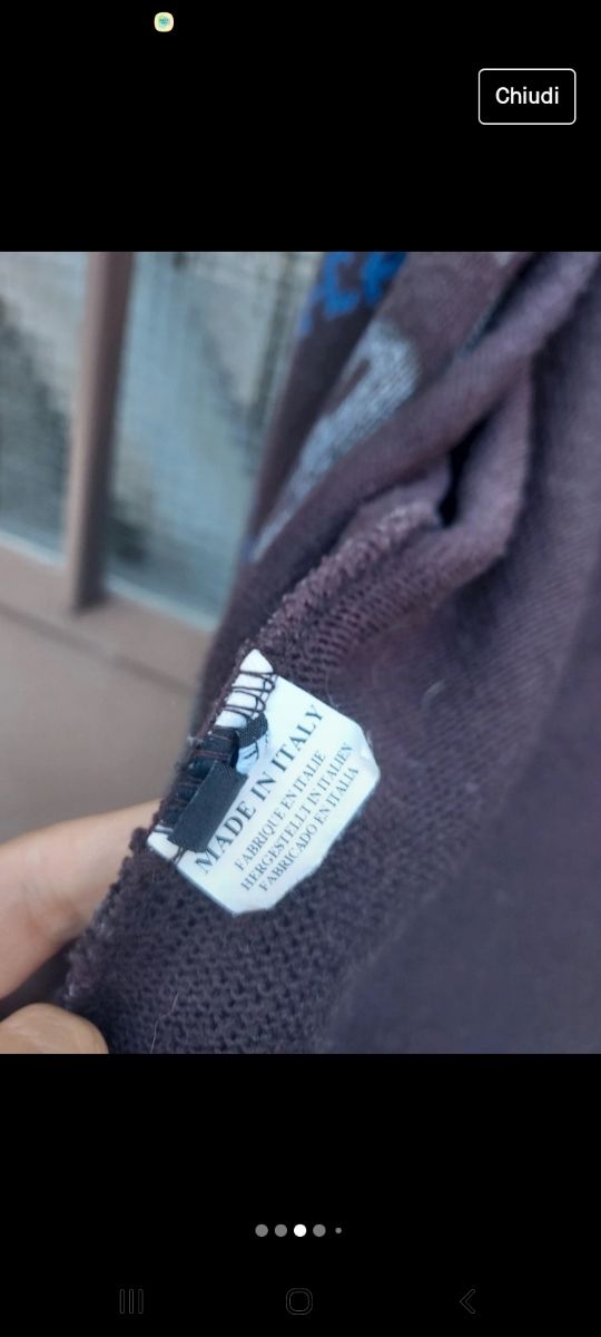 Maglione cardigan marrone vintage