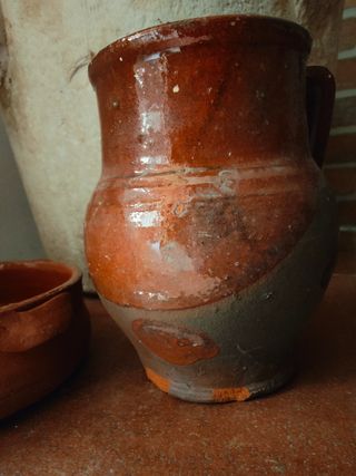 Piccolo capasone brocca terracotta
