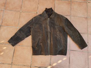 Chaqueta de piel de ante 