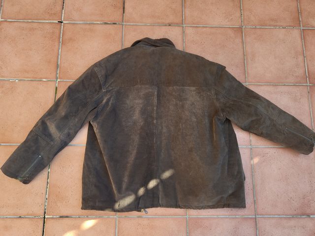 Chaqueta de piel de ante