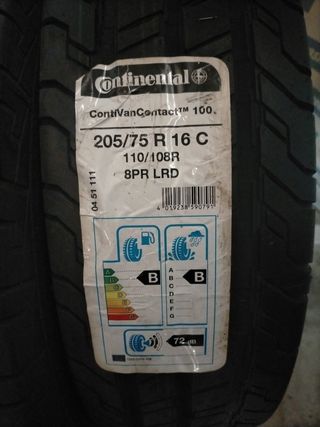 Neumáticos Continental ContiVanContact 205/75/16C 