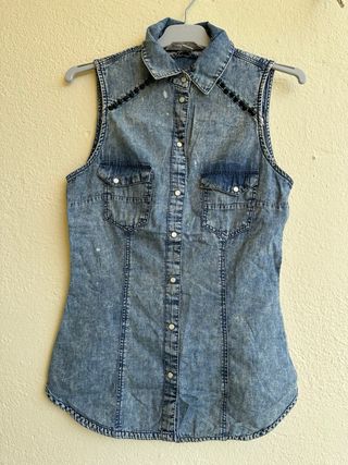 Camiseta tirantes vaquera