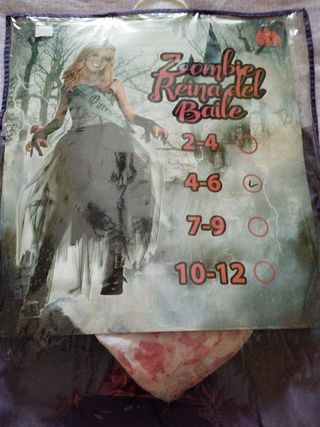 Disfraz Zombi reina del baile