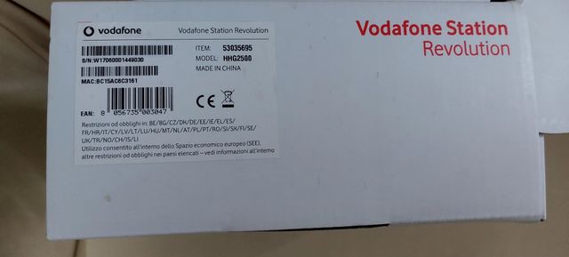 Modem station revolution Vodafone