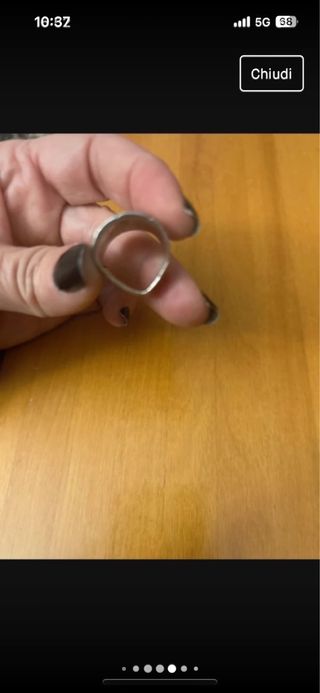 Anello argento lavorato unisex