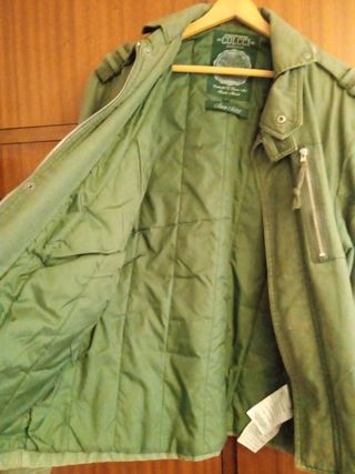 chaqueton estilo militar