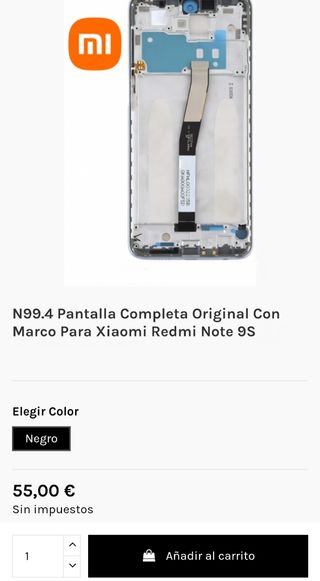 XIAOMI Redmi Note 9S