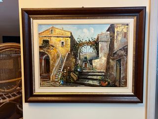 Quadro di G. Pisani, “Paesaggio”, XX sec.