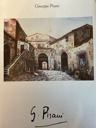 Quadro di G. Pisani, “Paesaggio”, XX sec.