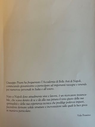 Quadro di G. Pisani, “Paesaggio”, XX sec.