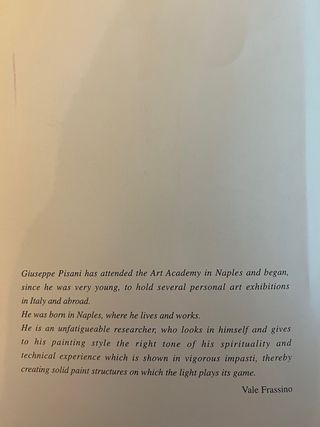 Quadro di G. Pisani, “Paesaggio”, XX sec.