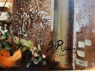 Quadro di G. Pisani, “Paesaggio”, XX sec.