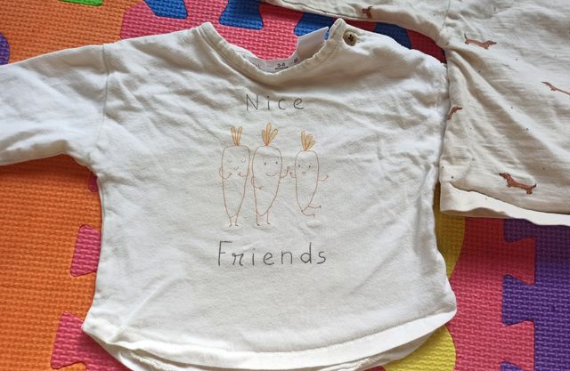 Pack 3 camisetas Zara Kids 3-6 meses