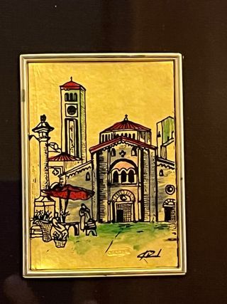 Litografia su foglia d’oro, anni ‘50