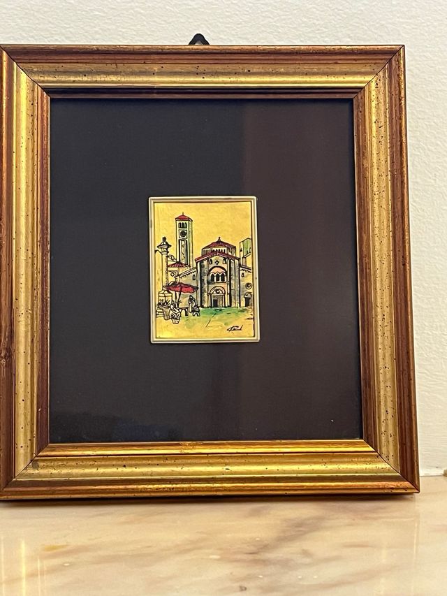 Litografia su foglia d’oro, anni ‘50