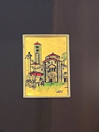 Litografia su foglia d’oro, anni ‘50