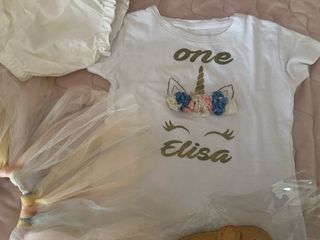 Disfraz unicornio talla 1/2 añitos