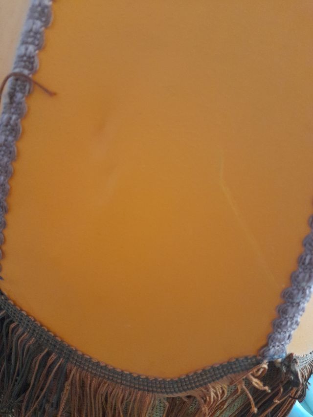 LÁMPARA ANTIGUA NARANJA. 75 EUR A PARTIR 30 NOVIEM