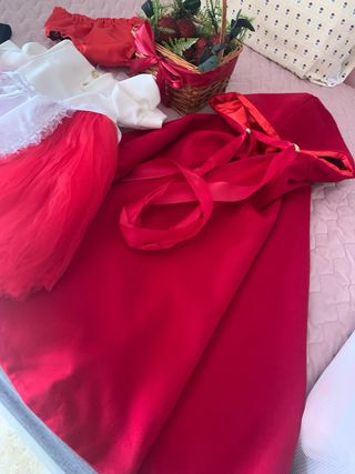 Diafraz caperucita roja talla 3/4 años