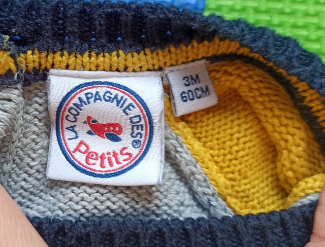 Jersey bebé 3 meses. Marca Petits.