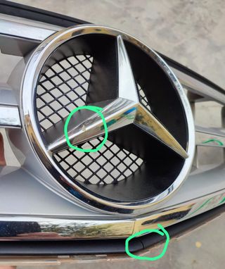 Parrilla Delantera Mercedes W204