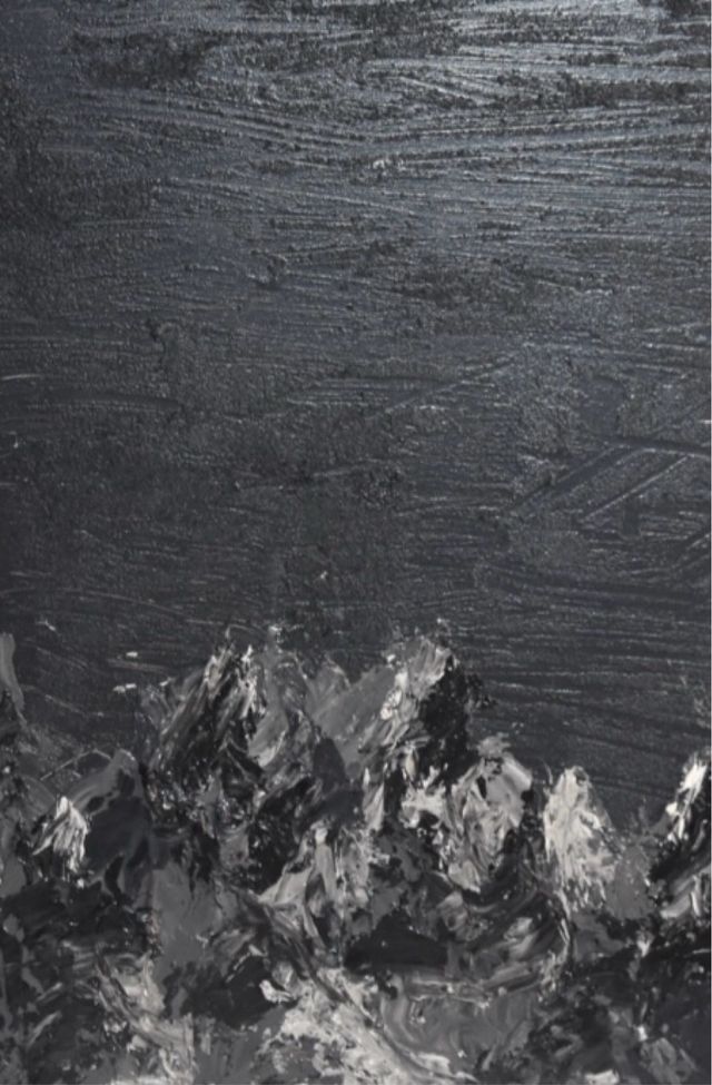 Quadro A. Busnelli, “Black mountains”