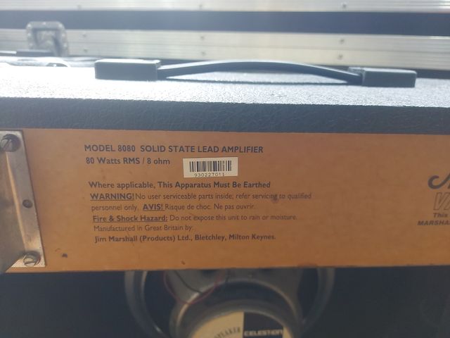 Amplificador Marshall valvestate 80v