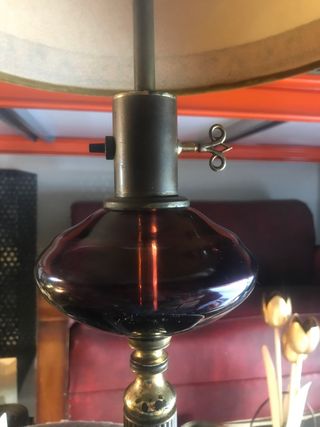 lampara lumica y lampara antigua
