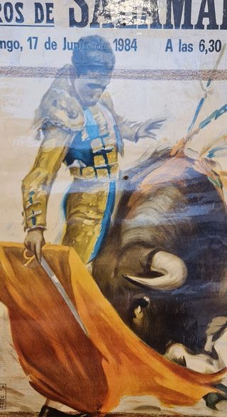 Cartel taurino Plaza de Salamanca 1984
