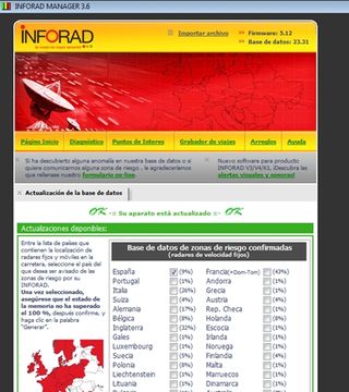 Avisador radar.
