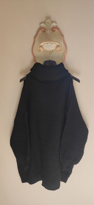 Vestito in maglia nero