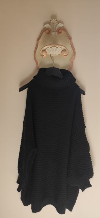 Vestito in maglia nero