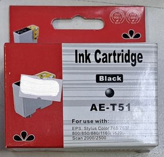 INK CARTRIDGE BLACK AE-T 51 25ML