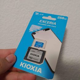 MicroSD Kioxia 256Gb a estrenar