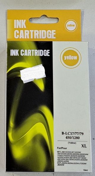 INK CARTRIDGE YELLOW B-LC177779 4501280
