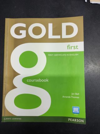 inglés first certificate GOLD PEARSON