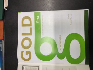 inglés first certificate GOLD PEARSON