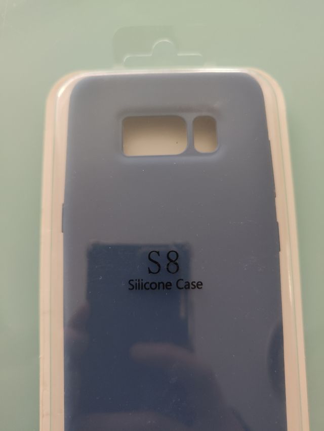 SAMSUNG S8 FUNDA AZUL NUEVA